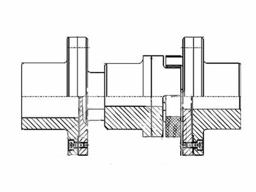 LXJ接中(zhong)間(jian)軸(zhou)型星(xing)形彈性(xing)聯軸(zhou)器(qi)