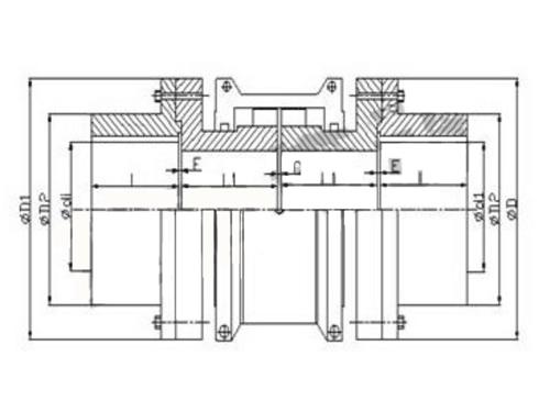 T31雙法蘭(lan)接蛇形彈(dan)簧(huang)聯(lian)軸(zhou)器(qi)